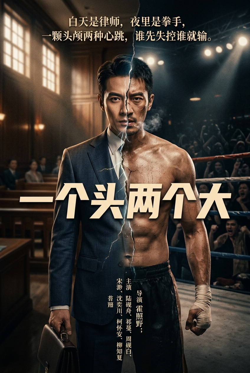 《一个头两个大》海报